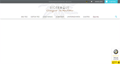 Desktop Screenshot of bioteaque.com